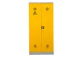 Produktbild: PROREGAL® Spind Gefahrstoffschrank Snake, HxBxT 195x92x42cm, Grau-Rapsgel