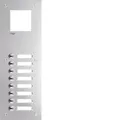 Produktbild: Hager RTQ108X Frontplatte Edelstahl