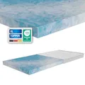 Produktbild: Topper Comfort XL 10cm – H4 fest, 90x200 cm – Kaltschaum Matratzentopper für alle Matratzen & Lattenroste – orthopädisch & ergonomisch – Matratzenauflage