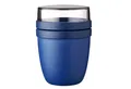 Produktbild: Mepal Lunchbox Lunchpot Ellipse Mini, 300 + 120 ml, Vivid Blue, Polypropylen (PP), PCTG, Praktischer Müslibecher, Joghurtbecher, To Go Becher