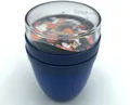 Produktbild: Mepal Müslibecher to go - Praktischer Joghurtbecher, 300ml + 120ml, Blau