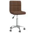Produktbild: vidaXL Bürostuhl Bürostuhl Drehbar Braun Stoff (1 St)