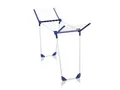 Produktbild: Leifheit Wäscheständer Standtrockner Pegasus 120 Solid Bath, 12m Trockenlänge, 93cm Flügelhöhe, schmal (43cm), passt in Badewannen