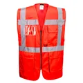 Produktbild: Portwest S476RERXXXL Gr.XXXL Berlin Hi-Vis Exekutiv Weste