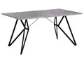 Produktbild: Esstisch Betonoptik/schwarz 160 x 90 cm MDF-Platte Buscot