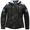 Produktbild: Damen Motorrad Leder Jacke 42 - Rusty Stitches Joyce Hooded v2 - Retro Vintage