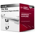 Produktbild: Anhängerkupplung abnehmbar für Kia Cee'd Sporty Wagon (Kombi) 03.2018-jetzt