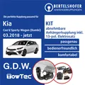 Produktbild: Für KIA Cee'd Sporty Wagon (Kombi) Typ CD 18- AHK abn +13pol sp. E-Satz TOP