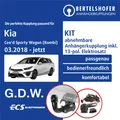 Produktbild: Für KIA Cee'd Sporty Wagon Typ CD 03.2018-jetzt AHK abn +13pol spez. E-Satz TOP