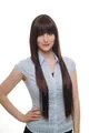 Produktbild: WIG ME UP - 9214L-2T33 Braune Perücke sehr lang gestuft und glatt