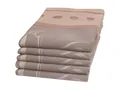 Produktbild: 5er Set Geschirrtücher 50x70 cm Baumwolle Kaffee Motiv braun