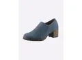 Produktbild: Hochfrontpumps HEINE, Damen, Gr. 35, blau, Leder, Rindsleder, Schuhe Hochfrontpumps
