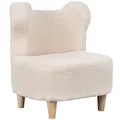 Produktbild: Kindersessel, Kindersofa mit Teddyfleece-Optik, Bärenform für Kinderzimmer Beige