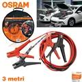 Produktbild: Kabel Start Batterie 300A Osram Mit Klemmen Autos und Motorräder 6V 12V 3M