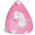 Produktbild: Sitting Point Sitzsack Bean Bag Horse 220 l Rose Bunt