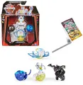Produktbild: Bakugan 3.0 Starter Pack mit 3 Bällen, individuell zusammenstellbare Actionfiguren mit Charakterkarte zum Sammeln, unterschiedliche Varianten, für Kinder ab 6 Jahren