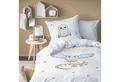 Produktbild: MTOnlinehandel Bettwäsche Harry Potter Eule Hedwig 135x200 + 80x80 cm, 100 % Baumwolle, Flanell, 2 teilig, Kinderbettwäsche für alle Hogwarts Fans