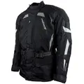 Produktbild: roleff Motorradjacke RO594 - Robuste 3-in-1 Jacke mit Nubukleder & Protektoren auch in großen Größen schwarz XXL