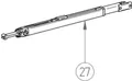 Produktbild: Thule 1500601588 Stützfuß 87cm Markisenlänge 1,9m Omnistor 2000 5002 1641256