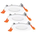 Produktbild: Osram Außen-Wandleuchte OSRAM HOMELIGHTING Downlight Slim Set 3 x 85mm 3000K 4099854445866 LED