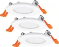 Produktbild: OSRAM HOMELIGHTING Downlight Slim Set 3 x 85mm 3000K 4099854445866 LED-Außenwandleuchte 4.50W Weiß