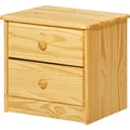 Produktbild: Livetastic Kommode, Natur, Holz, Kiefer, massiv, 2 Schubladen, 43x42x35 cm, in verschiedenen Größen erhältlich, Wohnzimmer, Kommoden & Sideboards, Kommoden