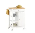 Produktbild: SoBuy Küchenwagen FKW46, Servierwagen mit 1 Tür und 1 Schublade