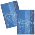 Produktbild: Coucke Geschirrtuch Moulin Rouge, (2-tlg., 2-teilig), Küchentücher (2 Stück) ca.50x75cm Jacquard Baumwolle