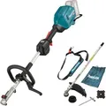 Produktbild: Makita Multifunktionsantrieb UX01GZ01 XGT, Akku, 40V, mit Sensenaufsatz, Fadenkopf und Schlagmesser