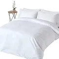 Produktbild: Homescapes 3-teiliges Premium-Bettwäsche-Set weiß aus 100% ägyptischer Baumwolle, 1 Bettbezug 200x200 cm & 2 Kissenbezüge 48x74 cm