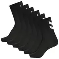 Produktbild: Hummel Hmlchevron 6-Pack Socks - black/black /Gr: 14
