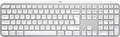 Produktbild: Logitech MX Keys S - Tastatur - hinterleuchtet - kabellos - Bluetooth LE - QWERTZ - Deutsch - Tastenschalter: Scissor-Key - Pale Gray (920-011566)