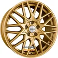 Produktbild: CMS C25 complete gold gloss 7.5x18 ET54 - LK5/112 ML66.5 Alufelge gold