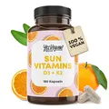 Produktbild: Vitamin D3 K2 Omega 3 + Calcium Magnesium und Zink - 180 Kapseln 5000 IE - Vitamin d hochdosiert - O3-D3-K2 (1 Stück (1er Pack))