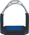 Produktbild: Sprenger Bow Balance Steigbügel Edelstahl rostfrei schwarz-blau , Trittfläche Steigbügel:120mm