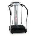 Produktbild: Crazy Fit Massage Fitness Vibrationsplatte inkl. Bänder Silber