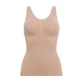 Produktbild: creamy fabrics Damen Figurformendes Shapewear Tanktop – Shaping Unterhemd mit starker Kompression für Bauch & Taille – Nahtloses Unterzieh-Top für glatte Silhouette & hohen Komfort