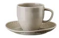 Produktbild: Rosenthal Tasse Junto Pearl Grey Kaffeetasse mit Untertasse, Porzellan