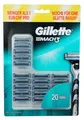 Produktbild: 20 Gillette Mach3 Rasierklingen / 20 Stück Klingen Set / 4x 5er in OVP