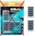 Produktbild: 10 Gillette Mach3 Rasierklingen Klingen / 10x Mach3 in 2x 5er