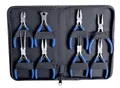 Produktbild: Brüder Mannesmann Elektronik-Zangensatz - 8-teiliges Zangenset mit Seitenschneider, Spitzzange, Kombizange, Rundzange, Flachzange und mehr - inkl. Transporttasche | M10808