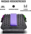 Produktbild: Massage-Rückenstrecker, 3-stufige Intensitätseinstellung, Akupressur-Massage, mit Schaumstoffpolsterung