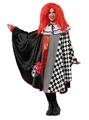 Produktbild: Pierrot Cape - Karnevalskostüm Damen Fasching - Langer Überwurf für viel Theater