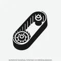 Produktbild: BOSCH Zahnriemen 1 987 949 590 für OPEL ASTRA CORSA INSIGNIA CHEVROLET FIAT ALFA