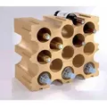 Produktbild: Flaschenwürfel Bis Ø 92 Mm Für 15 Flaschen, Terracotta