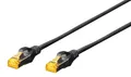 Produktbild: DIGITUS Patchkabel, Kat. 6A, S/FTP, 2,0 m, schwarz, Set