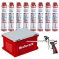 Produktbild: Fischer Pistolenschaum Set PUP S 750ml 8x Schaum + Pistole + Transportbox