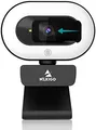 Produktbild: NexiGo StreamCam N930E, 1080P Webcam mit 2 Mikrofon, Ringlicht und Abdeckung, Autofokus, Plug & Play, Webkamera für Streaming Video Chat Aufnahme, Mac Windows Laptop Skype Twitch Zoom