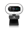 Produktbild: NexiGo StreamCam N930E, 1080P Webcam mit 2 Mikrofon, Ringlicht und Abdeckung,