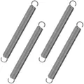 Produktbild: GUNGY Zugfedern mit Haken Edelstahl Spannfeder Zugfeder 100mm Außendurchmesser 10mm Drahtdurchmesser 1,2mm Maximale Zugkraft 3,2KG 1,2x10x100mm 4 Stück
